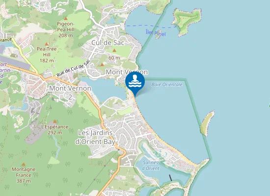 Map of BAIE ORIENTALE POINT NORD