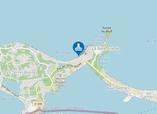 Map of BAIE ROUGE
