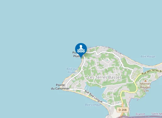 Map of BAIE AUX PRUNES