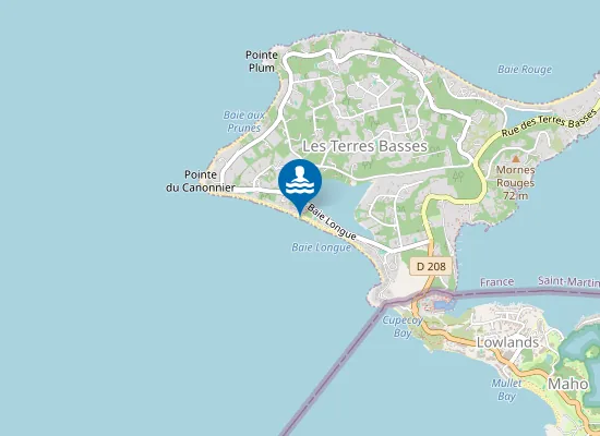 Map of BAIE LONGUE
