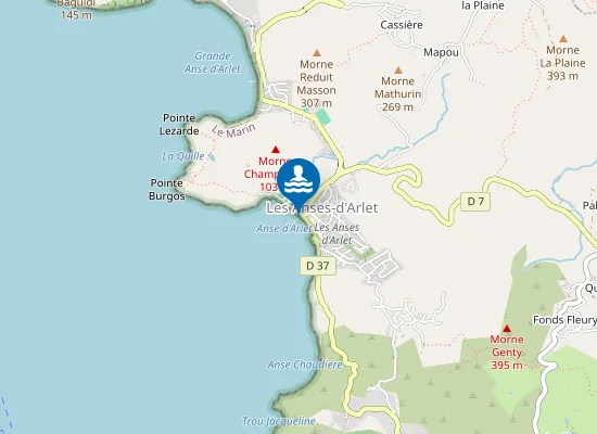 Map of BOURG : FACE EGLISE