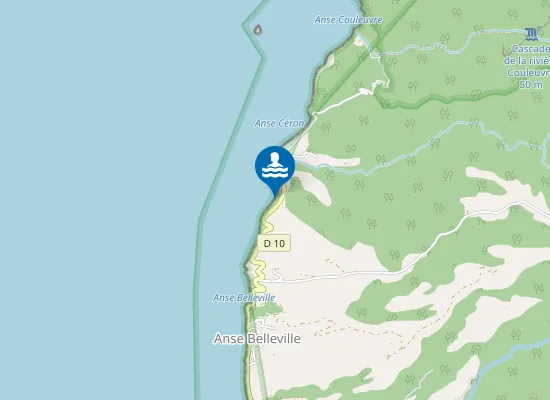 Map of Anse Ceron Tamarinier