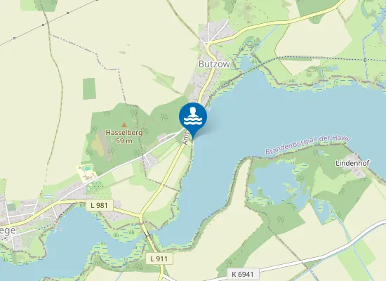 Map of BEETZSEE BUTZOW CAMPINGPLATZ