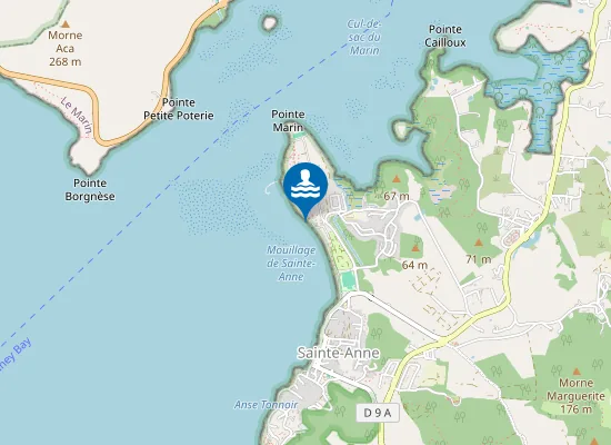 Map of POINTE MARIN : FACE RESTAURANT TOULOULOU