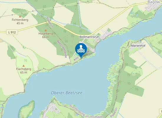 Map of BEETZSEE GORTZ CAMPINGPLATZ