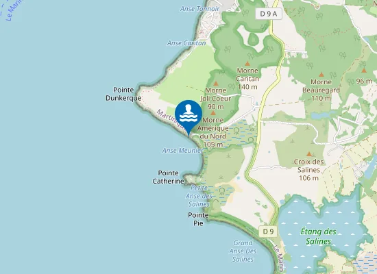 Map of ANSE MOUSTIQUE