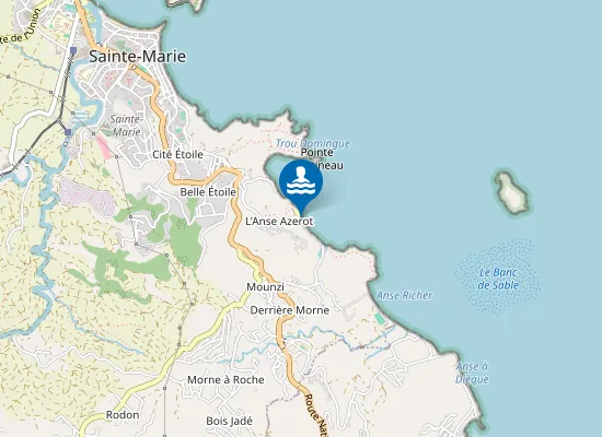 Map of Anse Azerot