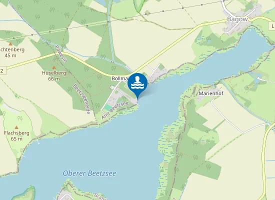 Map of BEETZSEE PAEWESIN KIEZ BOLLMANNSRUH