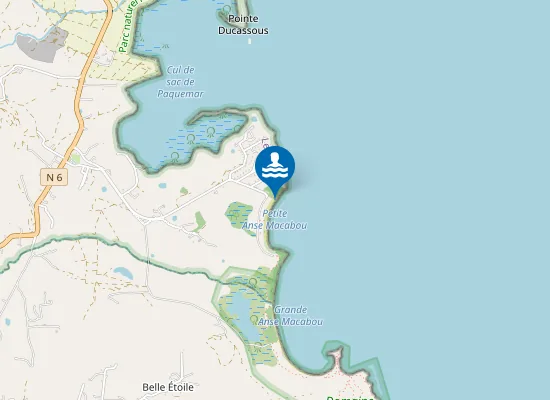 Map of PETIT MACABOU