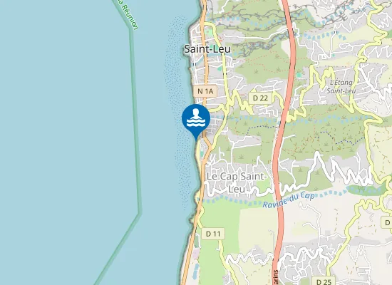 Map of PLAGE CITERNE QUARANTE SIX