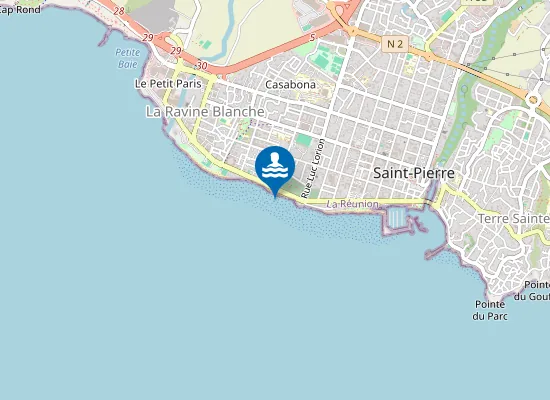 Map of PLAGE DE LA GENDARMERIE