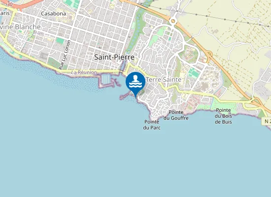 Map of PLAGE DE TERRE SAINTE