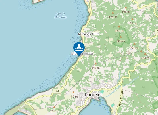 Map of LES 3 BAOBABS