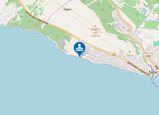 Map of ZAGORI KUPALISTE ZAPAD