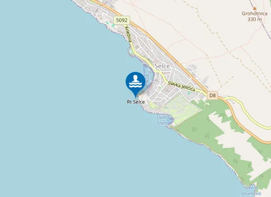 Map of SELCE PL POLI MORA HOTEL SLAVEN