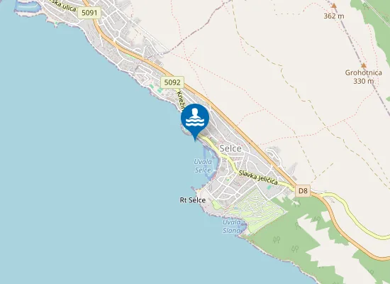 Map of SELCE GOSTIONA TOC