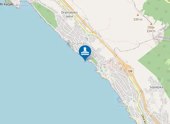 Map of ODMARALISTE ZELJEZARE JESENICE