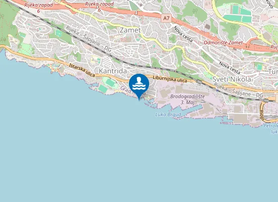 Map of KANTRIDA REKREACIJSKI CENTAR 3 MAJ