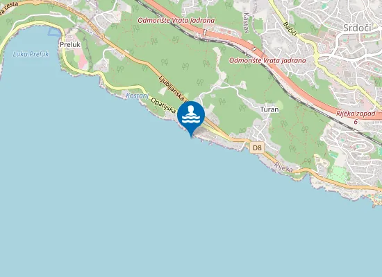 Map of BIVIO REKREACIJSKI CENTAR