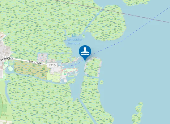 Map of NEUSIEDLERSEE, RUST