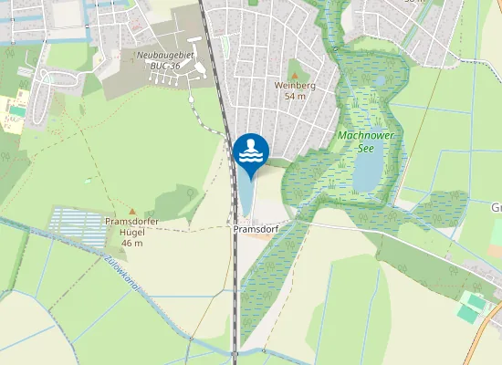 Map of KIESSEE RANGSDORF STRAND AM KIESSEE