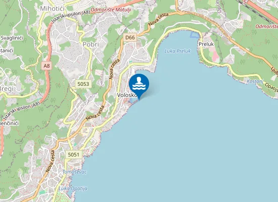 Map of VOLOSKO VELI MUL