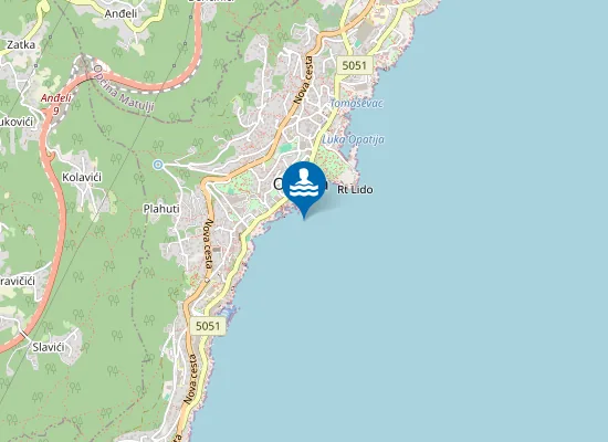 Map of HOTEL MILENIJ KUPALISTE