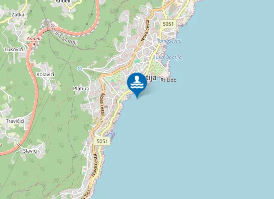 Map of KUPALISTE SLATINA SREDINA