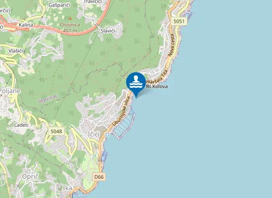 Map of PLAZA KOD HOTELA GIORGIO II