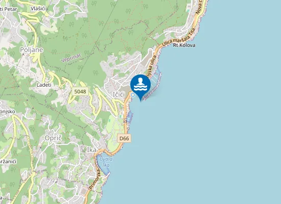 Map of KUPALISTE ICICI POCETAK