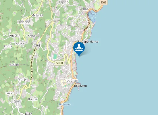 Map of HOTEL EXCELSIOR KUPALISTE