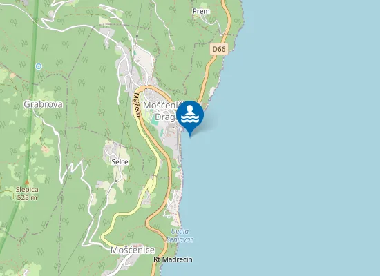 Map of M DRAGA POCETAK PLAZE