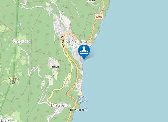 Map of M DRAGA KRAJ PLAZE