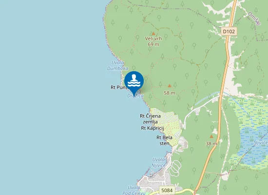 Map of UVALA DUMBOKA