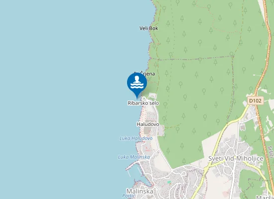 Map of RIBARSKO SELO