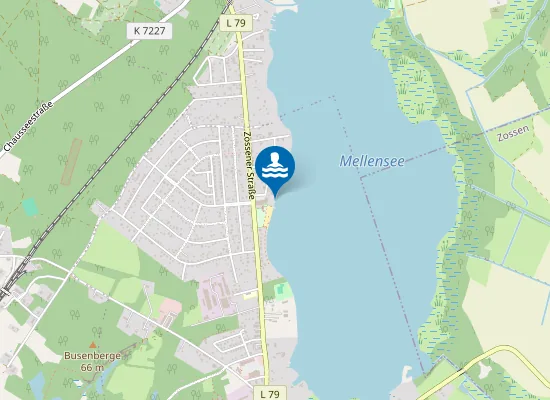 Map of MELLENSEE KLAUSDORF STRANDBAD