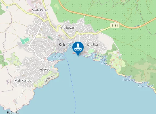 Map of KUPALISTE DRAZICA