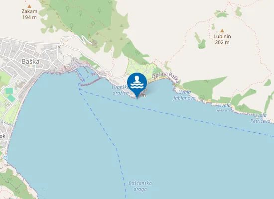 Map of BASKA RT KRICIN