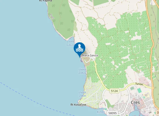 Map of STARA GAVZA PLAZA