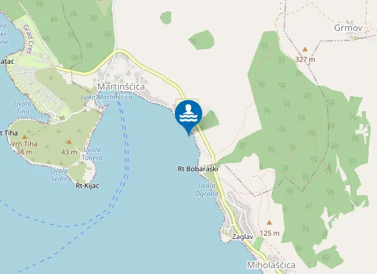 Map of MARTINSCICA POD STALICOM