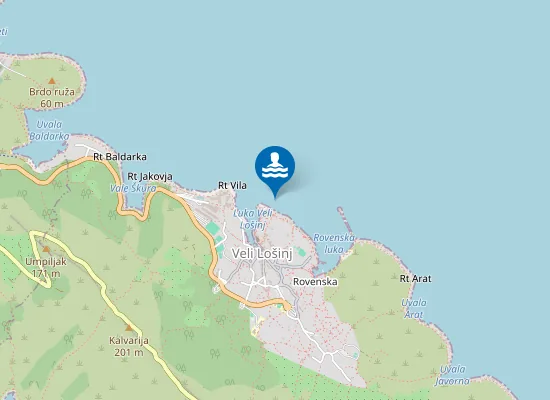 Map of DJECJA BOLNICA LOSINJ