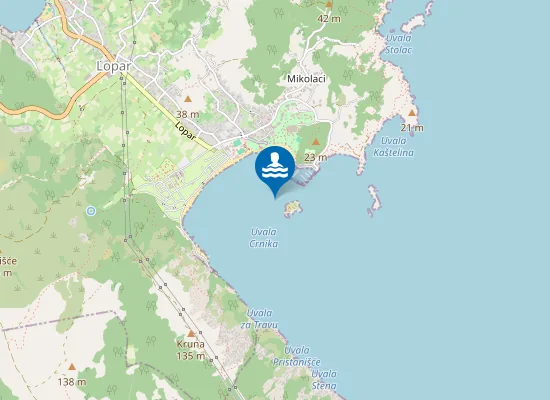 Map of RAJSKA PLAZA KRAJ