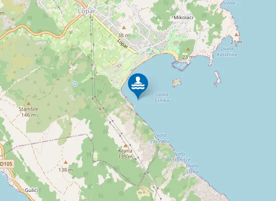 Map of RAJSKA PLAZA POCETAK