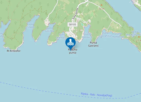 Map of SUHA PUNTA HOTEL CAROLINA