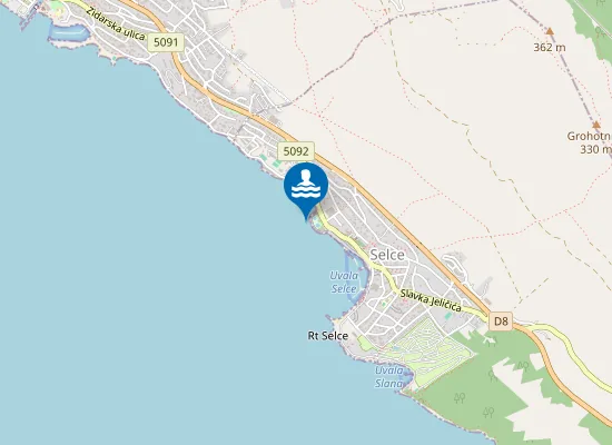 Map of PLAZA BAZENI HOTELA VARAZDIN