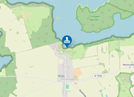 Map of CARWITZER SEE THOMSDORF