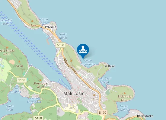 Map of PLAZA ZAGAZINJINE