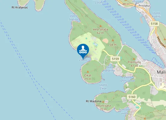 Map of UVALA CIKAT AK KREDO