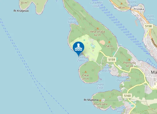 Map of UVALA CIKAT AK CIKAT