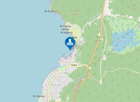 Map of PLAZA HOTELA JADRAN